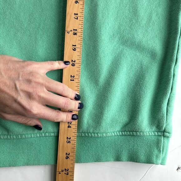 Vineyard Vines Mens M Shep Quarter Zip Sweatshirt Green Blue Preppy‎ Logo Shirt - Picture 12 of 12